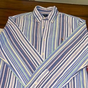Ralph Lauren classic fit Large striped button down